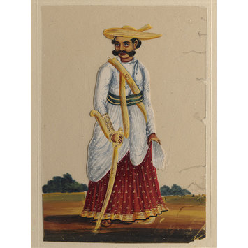 Painting - One of twelve paintings depicting occupations. Painting - One of twelve paintings depicting occupations.