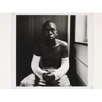 Photograph - Fifteen year old youth after release from detention Photograph - Fifteen year old youth after release from detention