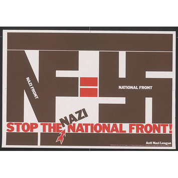 Poster - Stop the Nazi National Front Poster - Stop the Nazi National Front
