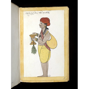 Painting - One of sixty-three drawings from an Album depicting Sinhalese occupations and castes. Painting - One of sixty-three drawings from an Album depicting Sinhalese occupations and castes.