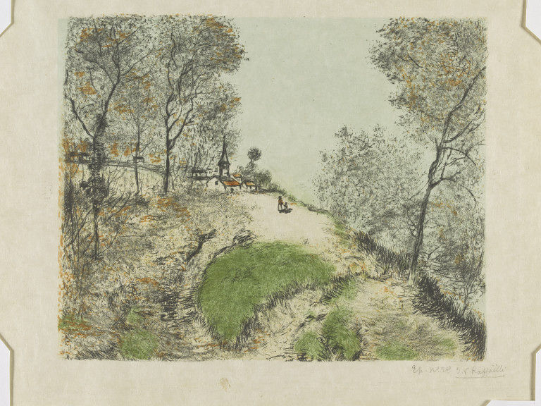 La Route Abandonnee The Abandoned Road Raffaelli Jean Francois V A Search The Collections
