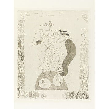 Print - Composition with Human Figure Print - Composition with Human Figure