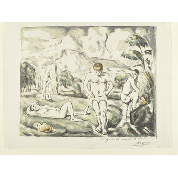 Print - Les Baigneuses Print - Les Baigneuses