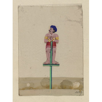 Painting - One of twelve paintings of occupations, mainly entertainers. Painting - One of twelve paintings of occupations, mainly entertainers.