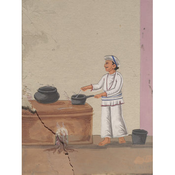 Painting - One of seventeen paintings of occupations, especially domestic servants. Painting - One of seventeen paintings of occupations, especially domestic servants.