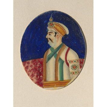 Painting - One of twenty-seven portraits on ivory of rulers and historical personages of the nineteenth century. Painting - One of twenty-seven portraits on ivory of rulers and historical personages of the nineteenth century.