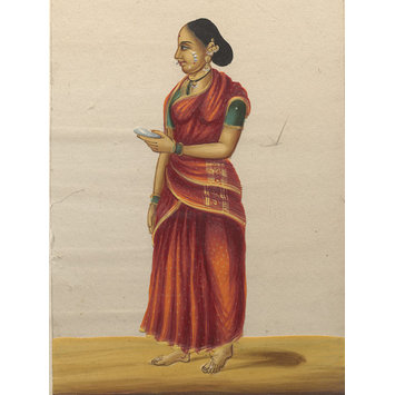 Painting - One of seventy-two paintings of occupations. Painting - One of seventy-two paintings of occupations.