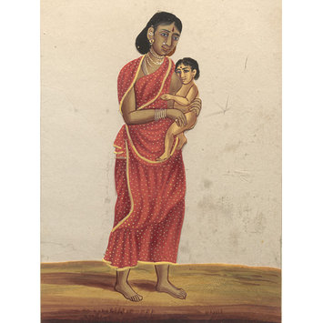 Painting - One of seventy-two paintings of occupations. Painting - One of seventy-two paintings of occupations.