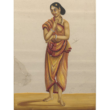 Painting - One of seventy-two paintings of occupations. Painting - One of seventy-two paintings of occupations.