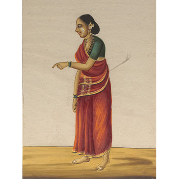 Painting - One of seventy-two paintings of occupations. Painting - One of seventy-two paintings of occupations.