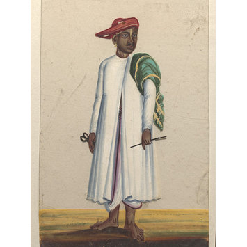 Painting - One of seventy-two paintings of occupations. Painting - One of seventy-two paintings of occupations.