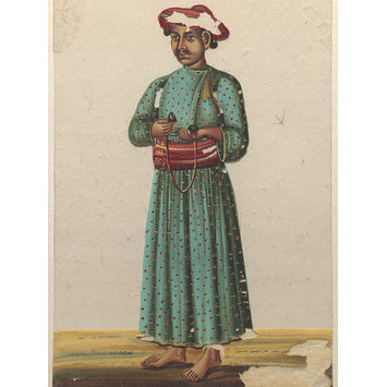 Painting - One of seventy-two paintings of occupations. Painting - One of seventy-two paintings of occupations.