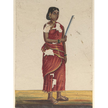 Painting - One of seventy-two paintings of occupations. Painting - One of seventy-two paintings of occupations.