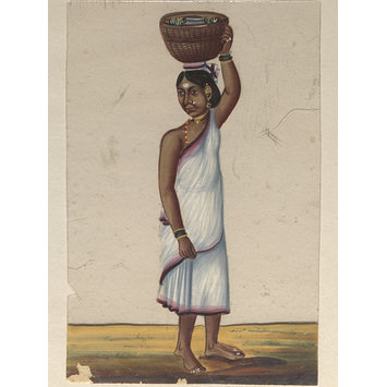 Painting - One of seventy-two paintings of occupations. Painting - One of seventy-two paintings of occupations.