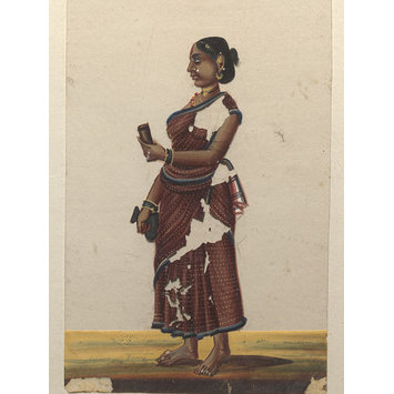 Painting - One of seventy-two paintings of occupations. Painting - One of seventy-two paintings of occupations.
