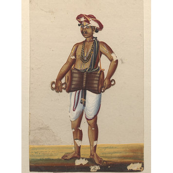 Painting - One of seventy-two paintings of occupations. Painting - One of seventy-two paintings of occupations.