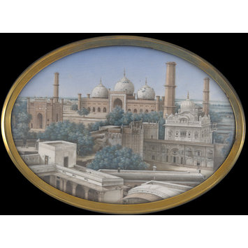 Painting - The Jami Masjid, Lahore Painting - The Jami Masjid, Lahore