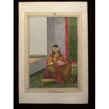 Painting - An album containing fifty-three drawings depicting occupations. Painting - An album containing fifty-three drawings depicting occupations.