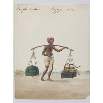 Painting - A baggage carrier Painting - A baggage carrier