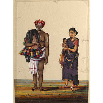 Painting - One of six paintings of occupations Painting - One of six paintings of occupations