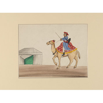 Drawing - A camel and rider Drawing - A camel and rider
