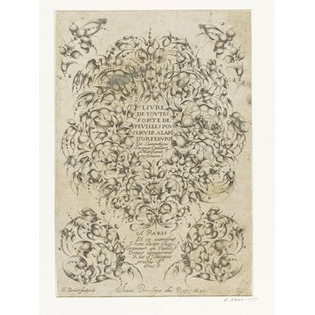 Print - Livre de toutes sorte de feuilles pour servir a lart d'orfebvrie Print - Livre de toutes sorte de feuilles pour servir a lart d'orfebvrie