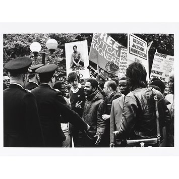 Photograph - George Jackson is dead, Grosvenor Square Photograph - George Jackson is dead, Grosvenor Square