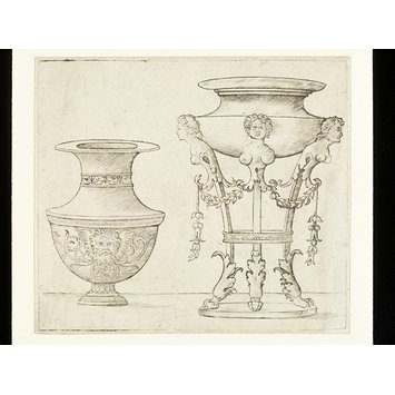 Print - A vase and a tripod Print - A vase and a tripod