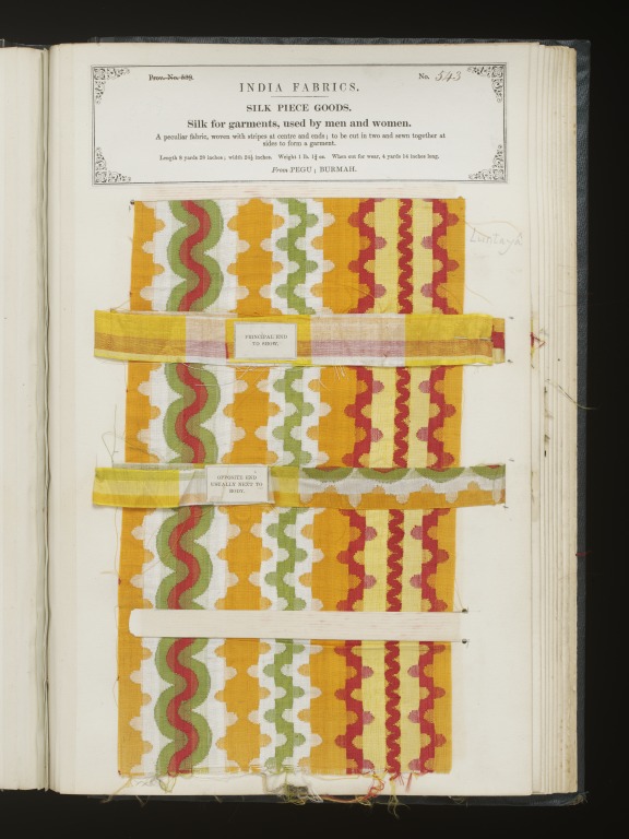 Silk acheik-luntaya textile | V&A Search the Collections