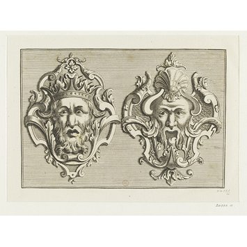 Engraving - Neu Inventirtes von Mascam und Ornamenten Engraving - Neu Inventirtes von Mascam und Ornamenten