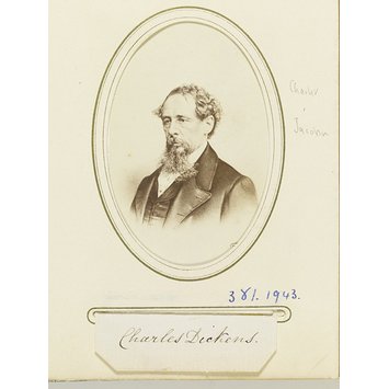 Photograph - Album of carte-de visite, Charles Dickens Photograph - Album of carte-de visite, Charles Dickens