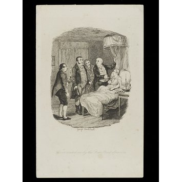 Print - Oliver waited on by the Bow Street Runners Print - Oliver waited on by the Bow Street Runners