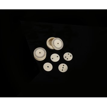 Counter box - Circular counter box and counters Counter box - Circular counter box and counters