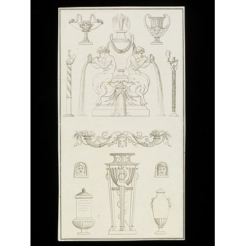 Print - Fragments d'Architecture, Sculpture et Peinture dans le Style antique Print - Fragments d'Architecture, Sculpture et Peinture dans le Style antique