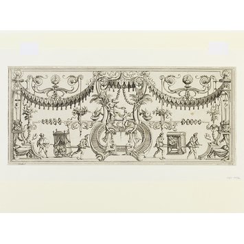 Design for a marquetry panel Design for a marquetry panel