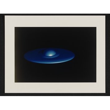 Photograph - Blue Flying Saucer Photograph - Blue Flying Saucer
