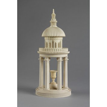 Pavilion - Circular pavilion and minature urn Pavilion - Circular pavilion and minature urn