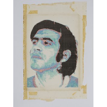 plotter drawing - Self portrait plotter drawing - Self portrait