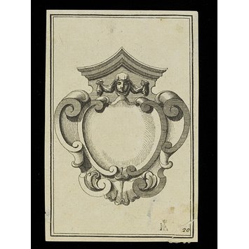 Print - Thirty three shields & compartments for monumental inscriptions, coats of arms &c of great use to artists & others, neatly engrav'd from the designs of that curious architect Mr James Gibbs Print - Thirty three shields & compartments for monumental inscriptions, coats of arms &c of great use to artists & others, neatly engrav'd from the designs of that curious architect Mr James Gibbs