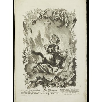 Engraving - Der Verwegne Marcus Curius Engraving - Der Verwegne Marcus Curius