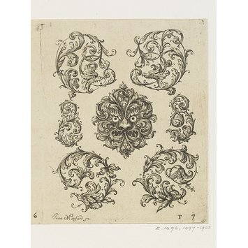 Print - Livre de divers ornements d'orfévrerie fait par Jean Mussard, 1673 Print - Livre de divers ornements d'orfévrerie fait par Jean Mussard, 1673