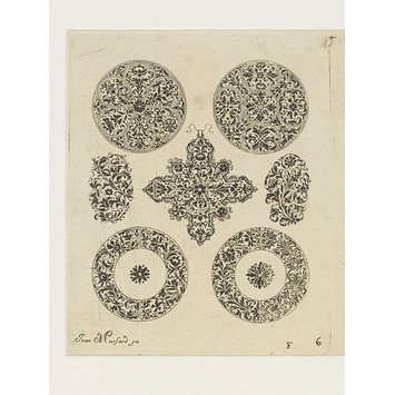 Print - Livre de divers ornements d'orfévrerie fait par Jean Mussard, 1673 Print - Livre de divers ornements d'orfévrerie fait par Jean Mussard, 1673