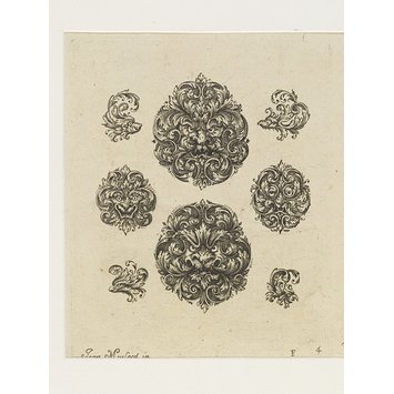 Print - Livre de divers ornements d'orfévrerie fait par Jean Mussard, 1673 Print - Livre de divers ornements d'orfévrerie fait par Jean Mussard, 1673