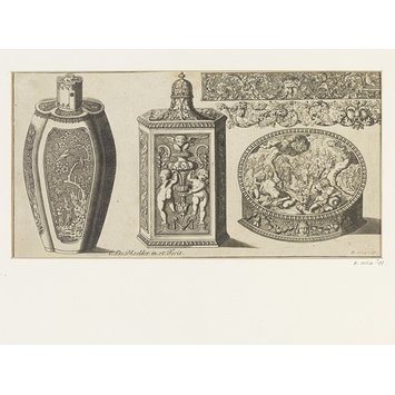 Design for silver engraving - Proper Ornaments to be Engrav'd on Plate Design for silver engraving - Proper Ornaments to be Engrav'd on Plate