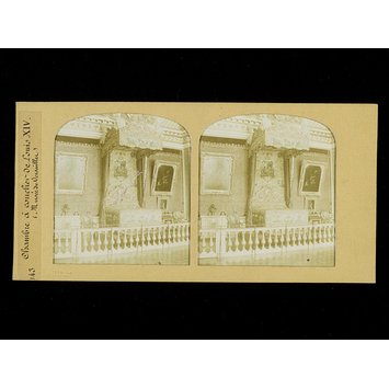 Photograph - Interior view of the Musee de Versailles, Chambre a coucher de Louis XIV Photograph - Interior view of the Musee de Versailles, Chambre a coucher de Louis XIV
