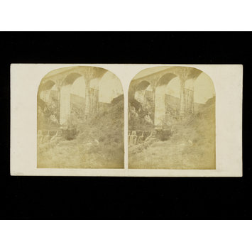 Photograph - Stereoscopic photograph of Chirk in North Wales Photograph - Stereoscopic photograph of Chirk in North Wales
