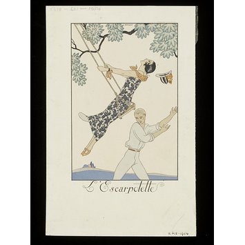 Fashion plate - Falbalas et Fanfreluches. Almanach des modes... Fashion plate - Falbalas et Fanfreluches. Almanach des modes...