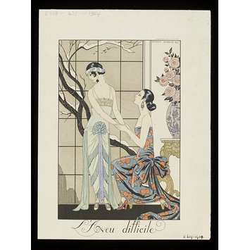Fashion plate - Falbalas et Fanfreluches. Almanach des modes... Fashion plate - Falbalas et Fanfreluches. Almanach des modes...
