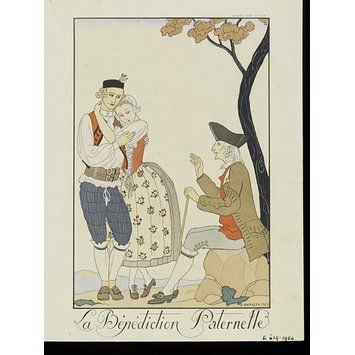 Fashion plate - Falbalas et Fanfreluches. Almanach des modes... Fashion plate - Falbalas et Fanfreluches. Almanach des modes...