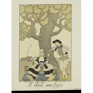 Fashion plate - Falbalas et Fanfreluches. Almanach des modes... Fashion plate - Falbalas et Fanfreluches. Almanach des modes...